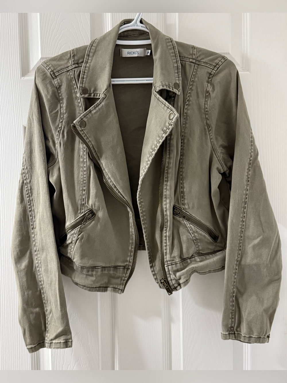 Ricki's Olive Green Utility Moto Jacket